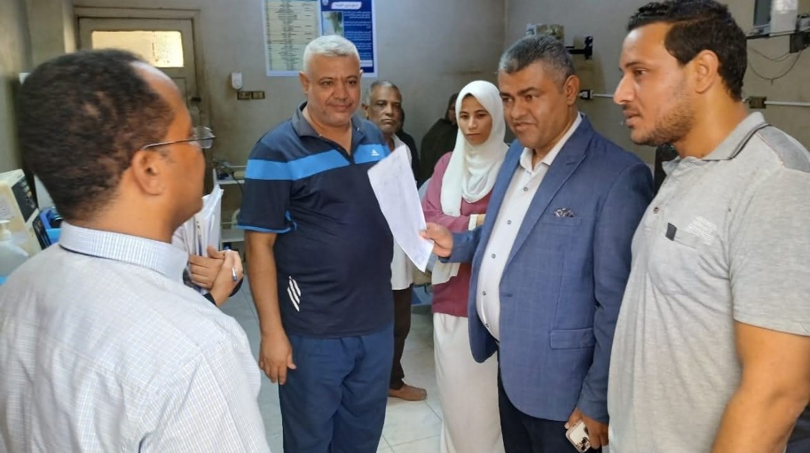 جولة مفاجئة لوكيل صحة المنيا جولة مفاجئة لوكيل صحة المنيا