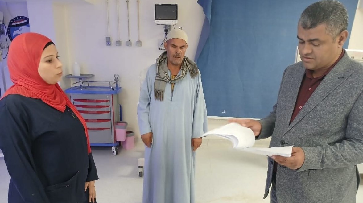 جولة مفاجئة لوكيل صحة المنيا جولة مفاجئة لوكيل صحة المنيا
