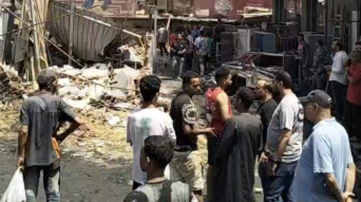 موقع الحريق
