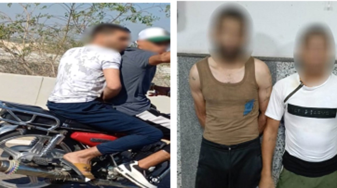 جانب من فيديو ادعاء سرقة شابين لسيدة