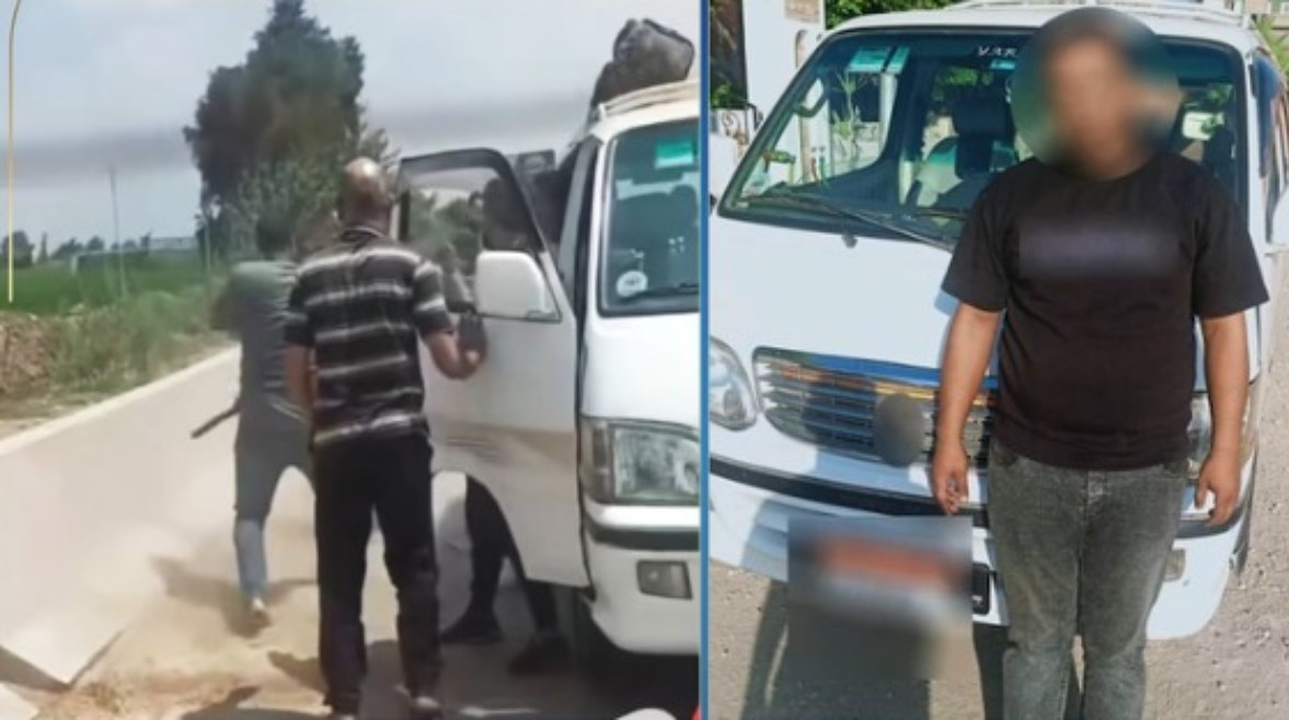 المتهم وجانب من الواقعة 