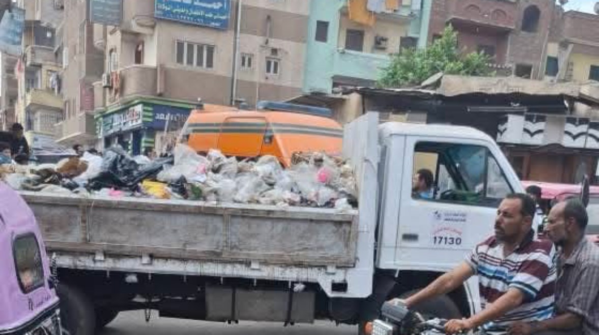 عربية القمامة التي دهست السيدة عربية القمامة التي دهست السيدة