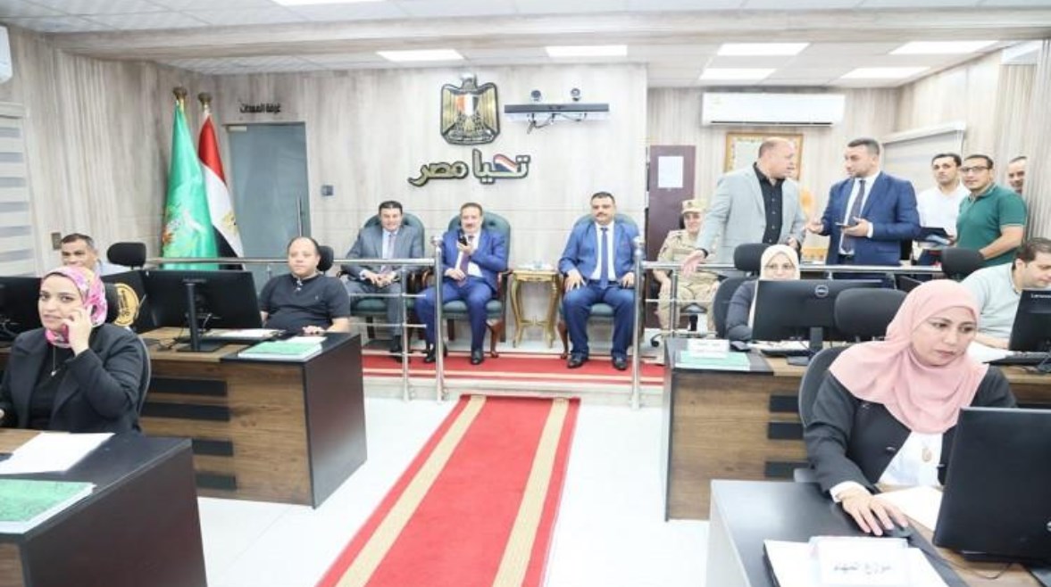 غرفة المتابعة الميدانية بمحافظة المنوفية