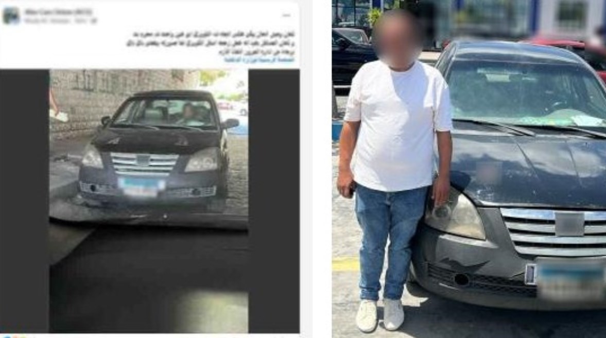 المتهم وجانب من الواقعة 