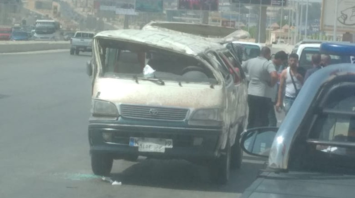 جانب من الحادث 