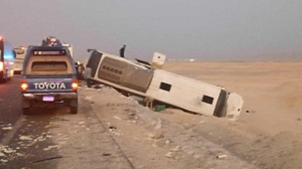حادث أتوبيس الركاب بأسيوط