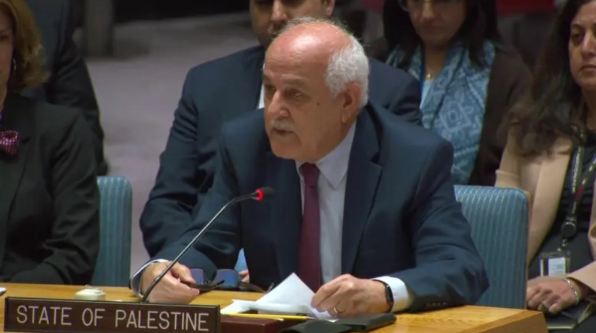 مندوب فلسطين رياض منصور 