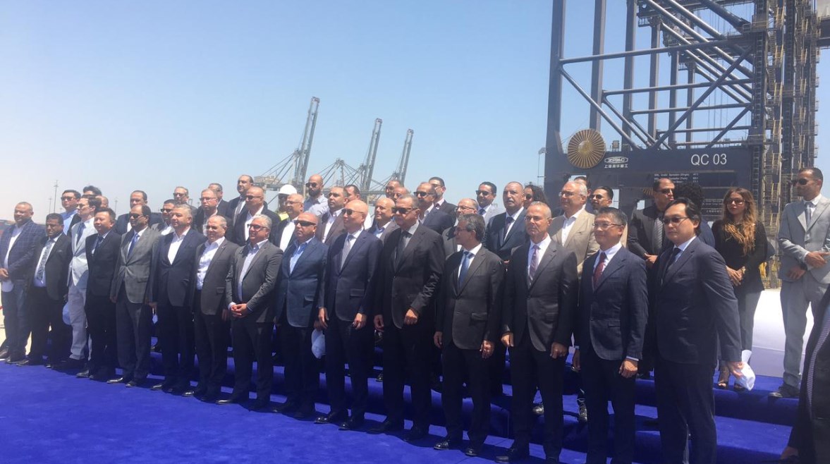 جولة كامل الوزير بميناء العين السخنة . جولة كامل الوزير بميناء العين السخنة .