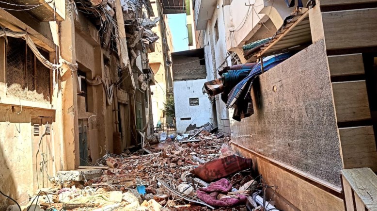 موقع حريق مصنع المحلة