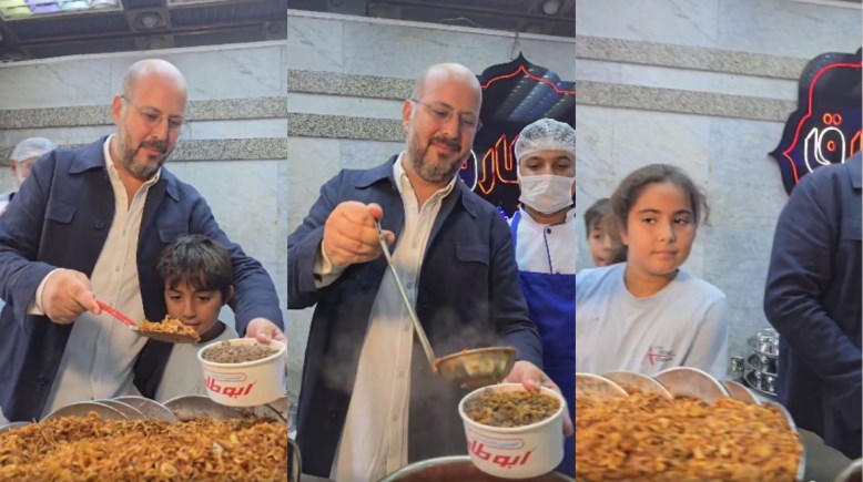 الأمير محمد علي رفقة أبنائه فؤاد وفرح في كشري أبو طارق