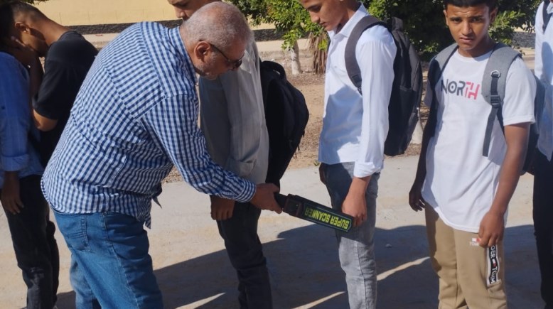 حملة لتفتيش الطلاب بالمنوفية 