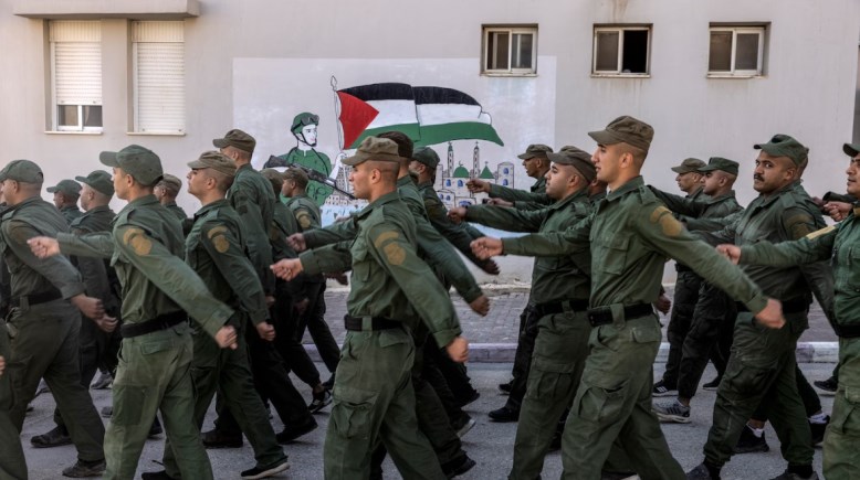 تدريب عدد من قوات الأمن الفلسطينية