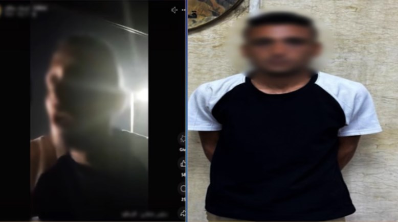 المتهم وجانب من الواقعة 