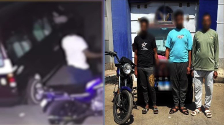 المتهمون وجانب من الواقعة