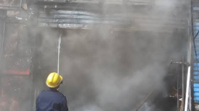 صورة من الحريق 