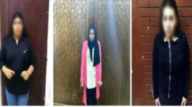 المتهمات بممارسة أعمال منافية على تطبيق هاتفي
