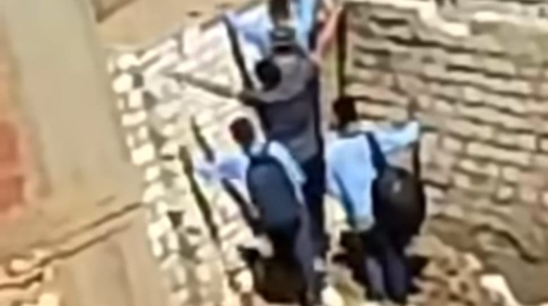 صورة من الفيديو المنتشر 