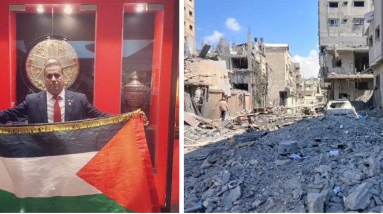  أسامة عمر، كبير مشجعي الأهلي في فلسطين