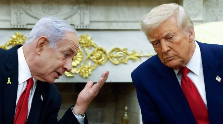 رئيس وزراء إسرائيل نتنياهو ورئيس أمريكا ترامب