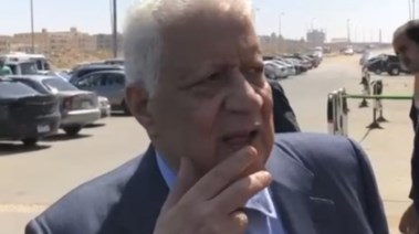 المستشار مرتضى منصور أمام المحكمة
