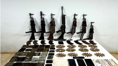 أسلحة نارية مضبوطة مع التشكيل العصابي في قنا