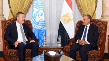 وزير الخارجية بدر عبدالعاطي والمفوض العام لـ"الأونروا" فيليب لازاريني