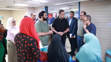 زيارة نائب وزير الصحة لمستشفى التأمين الصحي
