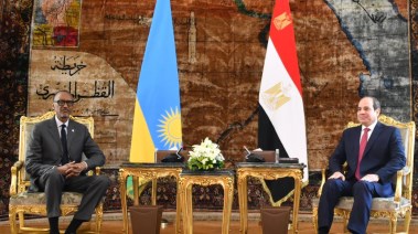 الرئيس عبدالفتاح السيسي والرئيس الرواندي