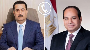 الرئيس السيسي ورئيس وزراء العراق