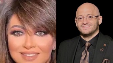 الفنانة هالة صدقي ومحاميها 