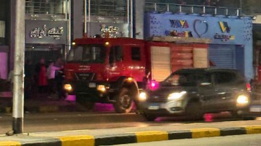 حريق داخل مطعم قصر المندي بفيصل