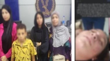 الفتاة المصابة والمتهمين 
