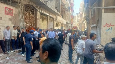حادث مصنع ومصبغة بمنطقة اليماني بالغربية