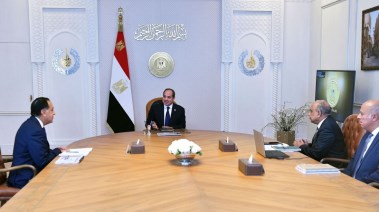 اجتماع الرئيس عبدالفتاح السيسي مع رئيس الوزراء ووزير الكهرباء