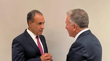 وزير الخارجية مع مبعوث أمريكا للشرق الأوسط