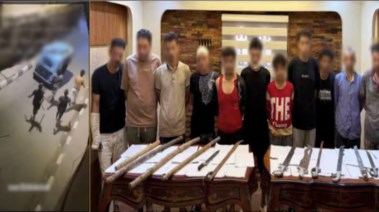 المتهمون بترويع مواطنين في الغربية