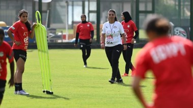 مران منتخب مصر للكرة النسائية