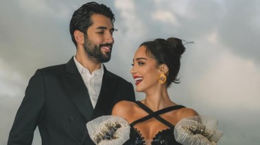 بسمة بوسيل وصديقها