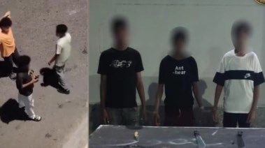 المتهمين وجانب من الواقعة 
