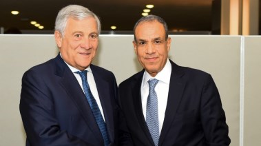 وزير الخارجية والهجرة بدر عبد العاطي، و أنطونيو تاياني، نائب رئيس الوزراء ووزير الخارجية الإيطالي