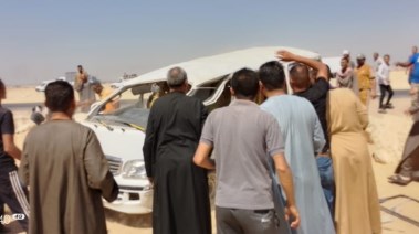 من واقع الحادث بنجع حمادي 