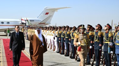 رئيس الوزراء، مصطفى مدبولي وولي عهد مملكة البحرين، رئيس مجلس الوزراء البحريني، الأمير سلمان بن حمد آل خليفة