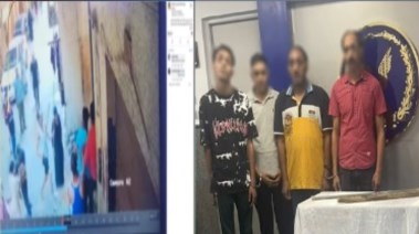 المتهمين وجانب من الواقعة 