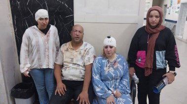 الأسرة المصابة 