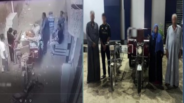 المتهمين وجانب من الواقعة