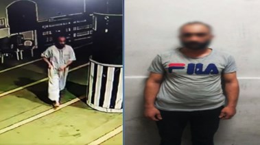 المتهم بسرقة مسجد بالقاهرة وجانب من الواقعة