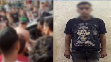 المتهم وجانب من الواقعة 