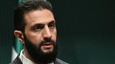 الرئيس السوري الانتقالي أحمد الشرع