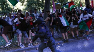 مظاهرات داعمة لفلسطين