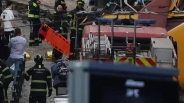 حادث خروج ترام كهربائي في العاصمة البرتغالية لشبونة- أرشيفية